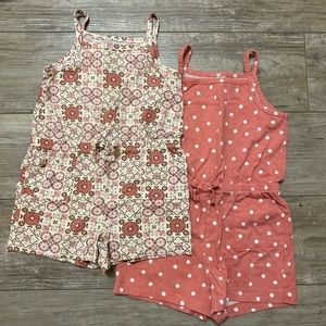 NWOT Floral Polka Dot Romper Bundle